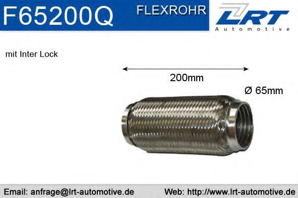LRT F65200Q Flex Hose, exhaust system